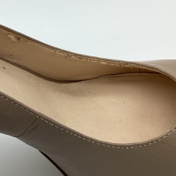 1786. Nine West Taupe Platform Pump EUC Size 8.5 - Picture 8 of 13